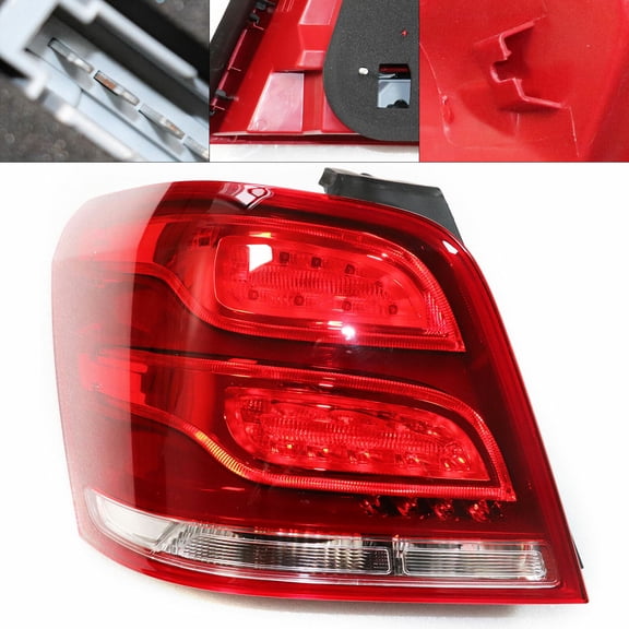Direct Replacement Rear Brake Light Tail Lamp Stop Left Side For 2013-2015 Mercedes Benz GLK250 350