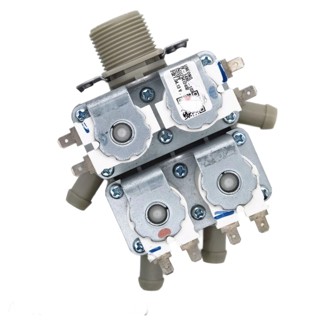 Direct Replacement Water Inlet High Flows Solenoid Valves DC12V for Drum Type Washing Machines Washer Accessories