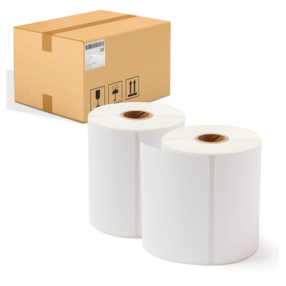 Direct Thermal Labels 3x2 Inch - 11500 Labels/Pack - Perforated Thermal Shipping Labels for Barcoding, E-commerce & USPS