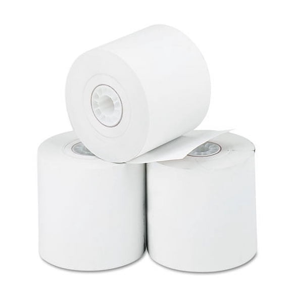 "Direct Thermal Printing Thermal Paper Rolls, 2.25"" X 165 Ft, White, 3/pack | Bundle of 2 Packs"