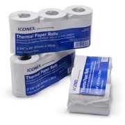 "Direct Thermal Printing Thermal Paper Rolls, 2.25"" X 85 Ft, White, 3/pack | Bundle of 5 Packs"