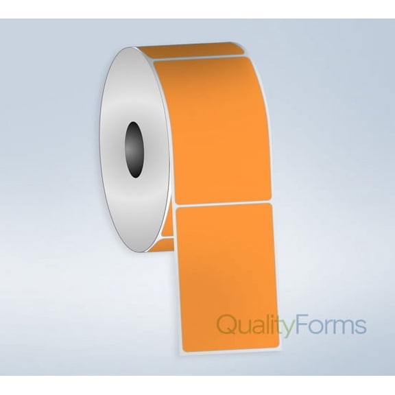 Thermal Transfer  label, 4''x6'', Orange FL