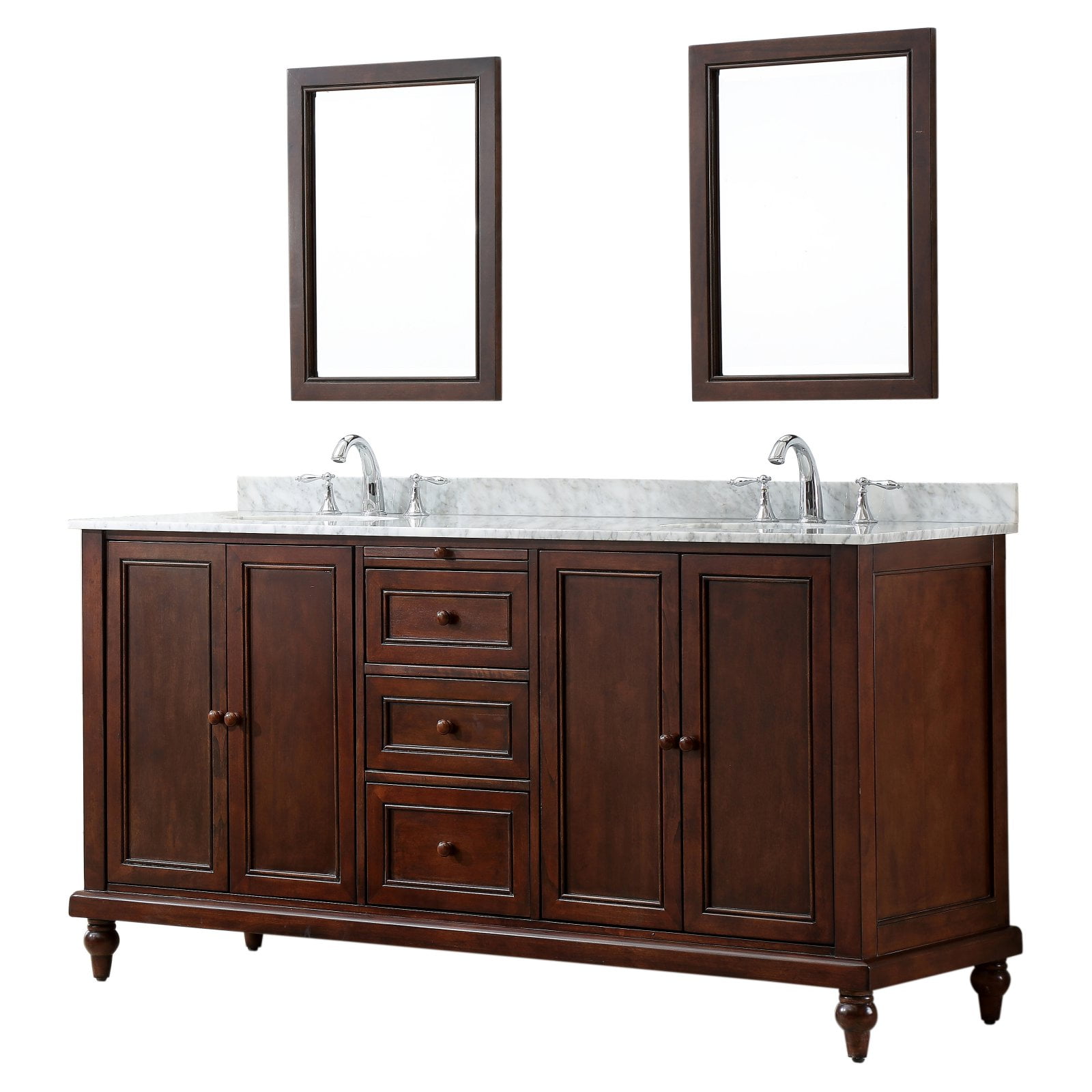 Direct Vanity Sink Classic 6070D9 70 in. Double Bathroom Vanity