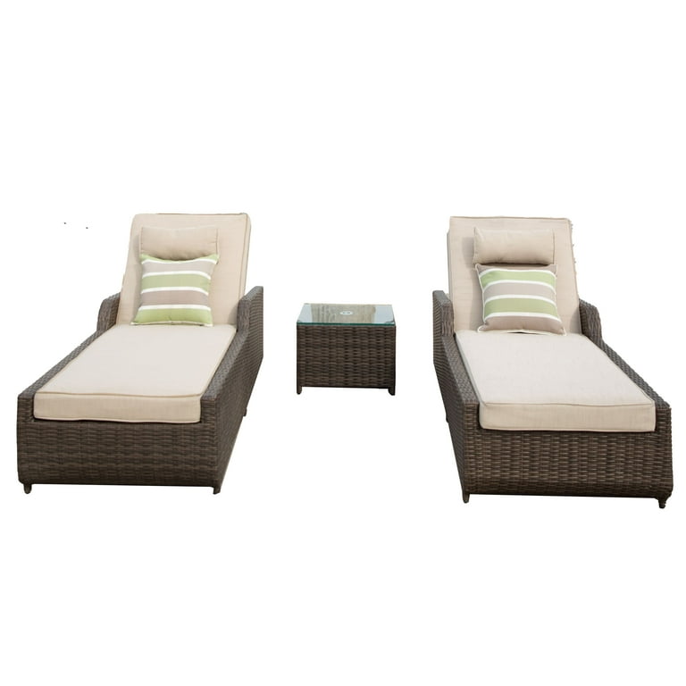 Rattan reclining best sale sun lounger