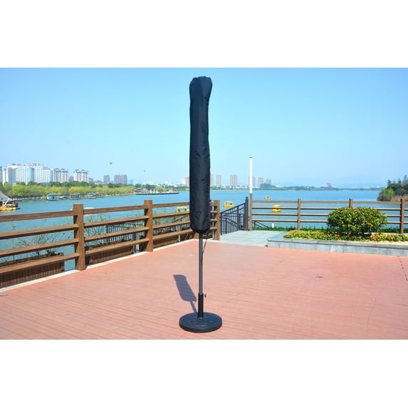 Direct Wicker Patio Market Umbrella Zipper Cover