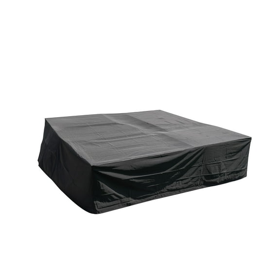 Direct Wicker Square Patio Furniture Covers Waterproof - Black