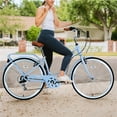 thumbnail image 1 of Direct Wicker UBS-W101963873 7 Speed Ladies bicycle with Steel Frame, Multiple Colors 26 Inch Bike, 1 of 1