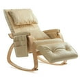 thumbnail image 1 of Direct Wicker UBS-W31143156 Comfortable Relax Rocking Chair Cream White, 1 of 1