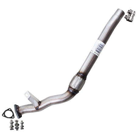 Northeastern Exhaust | Stainless Steel Exhaust Front Pipe Fits 2005-2009 Audi A4 Quattro 2.0L Sedan - Direct Fit