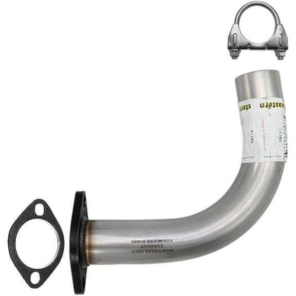 Stainless Steel Exhaust Intermediate Pipe Fits 20042005 Chevrolet Classic 2.2L & 19971999 Malibu 2.4L  Direct Fit
