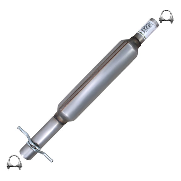 Stainless Steel Resonator Exhaust Pipe fits: 2008-2012 Chevrolet Malibu 2.4L - Direct fit