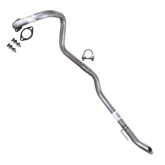 Northeastern Exhaust Tail Pipe w/ Hangers Fits 2003-2011 Ford Crown Victoria & 2003-2011 Mercury Grand Marquis 4.6L (Single Exhaust Models Without Limo Package Only) - Direct Fit | Stainless Steel