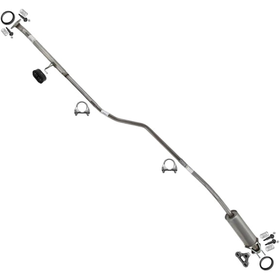 Northeastern Exhaust Stainless Steel Intermediate & Resonator Pipe Fits 20042005 Honda Civic 1.7L Sedan/Coupe Direct Fit