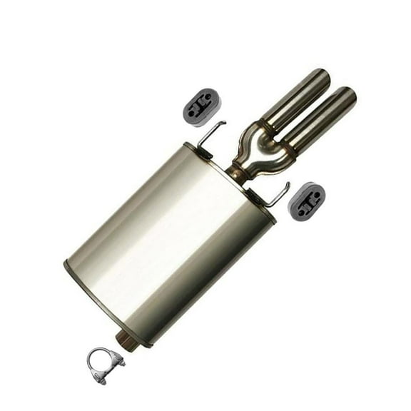 Northeastern Exhaust Stainless Steel Rear Muffler Fits 19972004 Buick Regal 3.8L Direct Fit