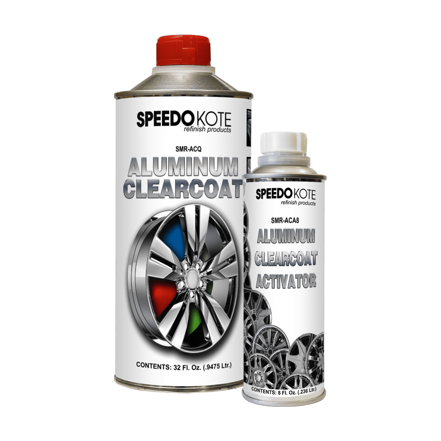 Direct to Aluminum Clear Coat 2K Urethane, SMR-ACQ/ACA-8 4:1 Clearcoat Quart Kit