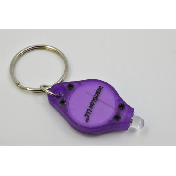 DirectGlow Multifunction UV Torch LED Keychain Flashlight Blacklight
