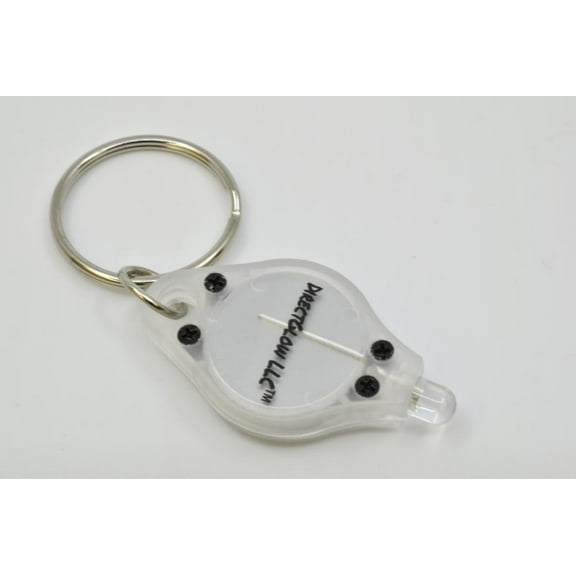 DirectGlow Multifunction UV Torch LED Keychain Flashlight Blacklight
