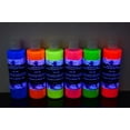 thumbnail image 1 of DirectGlow UV Blacklight Reactive Fluorescent Tempera Party Paint (6 Color Assortment, 8 Ounce Bottles), 1 of 4