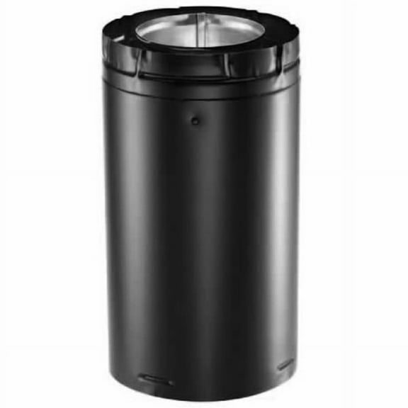 DirectVent Pro Adjustable Pipe Telescoping Black - 4" x 6 5/8" Diameter x 11" - 17" Length