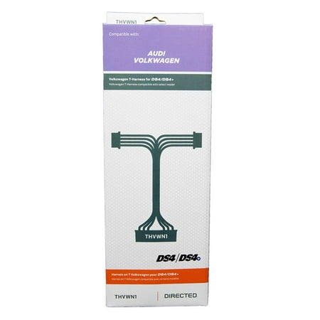 Voxx Electronics - T-Harness VW/Audi, Select SmartKey & Key 2006 & Up, DS4/DS4+ - Black