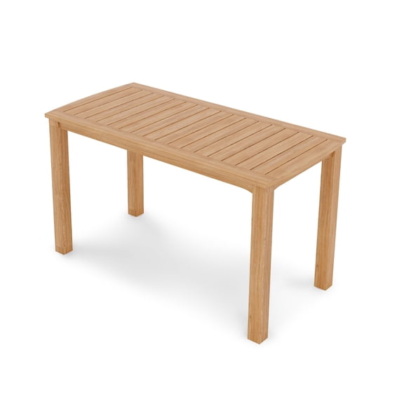 Directeur 5-Piece Counter Height Teak Outdoor Dining Set in Black