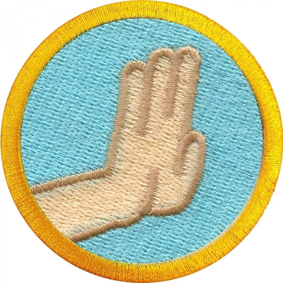 Directing Traffic Scout Merit Badge Embroidered Iron-on Patch