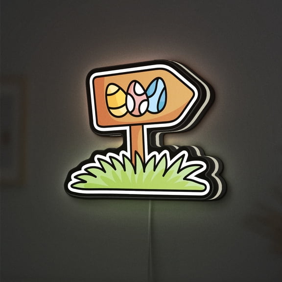 Direction 3D Novelty Light Box, Personalized Text or Design Option, Lighted Box For Travel Or Navigation Fans (Height 16 inch, 40cm)