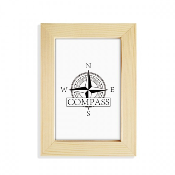 Direction Compass Navigation Astronomy Desktop Display Photo Frame Picture Art Painting 5x7 inch