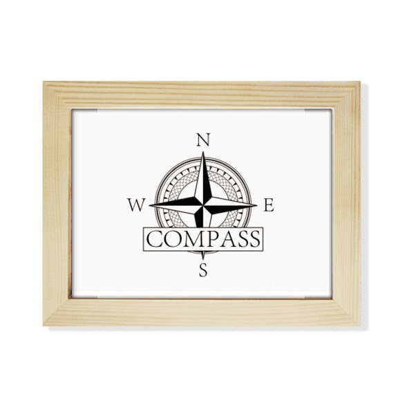 Direction Compass Navigation Astronomy Desktop Photo Frame Picture Art Decoration Painting 6x8 inch