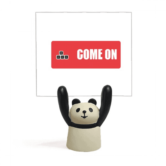 Direction Letter Invitation Guide Memo Holder Cartoon Animal Panda Stand Decoration