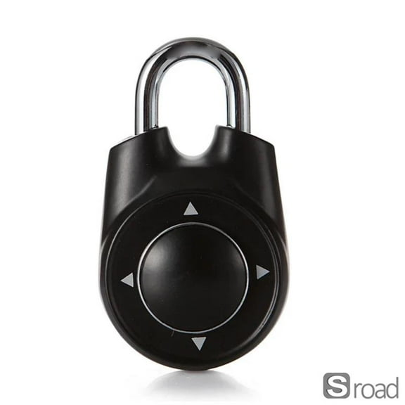 Directional Combination Padlock, Keyless Password Lock With Anti-Theft Steel Shackle, Resettable Code For Luggage, Lockers, Doors, Gym Lockers, Travel Security Lock