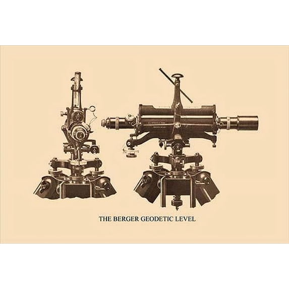 Directly from the 1918 catalog of Standard Instruments of Precision sold by C.L. Berger & Sons of Boston, Massachusetts. Poster Print by unknown (24 x 36)