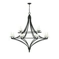 thumbnail image 1 of Director 12-Light Chandelier in Matte Black, 1 of 6