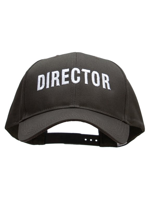 Director Embroidered Big Size Structured Solid Poly Cotton Twill High Profile Pro Style Cap - Olive XL-3XL