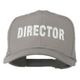 thumbnail image 1 of Director Embroidered Cotton Twill Cap - Grey OSFM, 1 of 5
