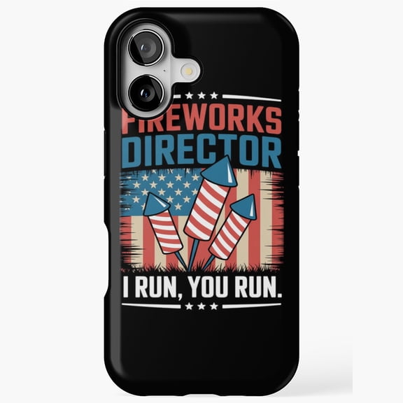 Director Run You Run Men Boys Funny iPhone Case 17 11 12 13 14 15 16 Pro Max