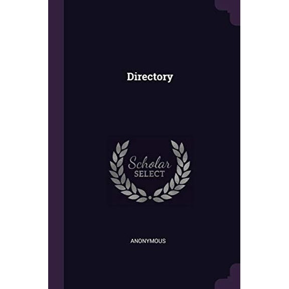Directory Paperback 1378334779 9781378334775 Anonymous