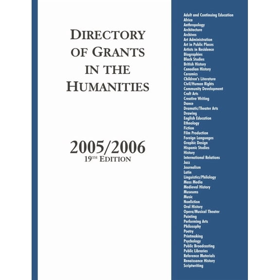 Directory of Grants in the Humanities, 2005/2006, (Hardcover)