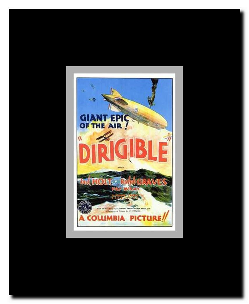 Dirigible Framed Movie Poster