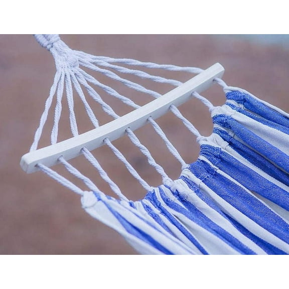 Dirisi's Products Brazilian Double Hammock (Max 450lb)- 2 Person Soft Canvas Cotton Fabric Hammock -Portable Hammock with Traval Bag for Patio Porch Garden Backyard,Outdoor/Indoor