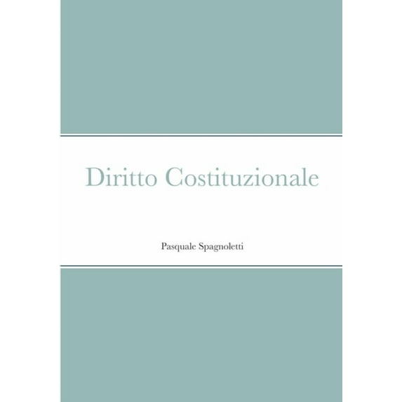 Diritto Costituzionale (Paperback)