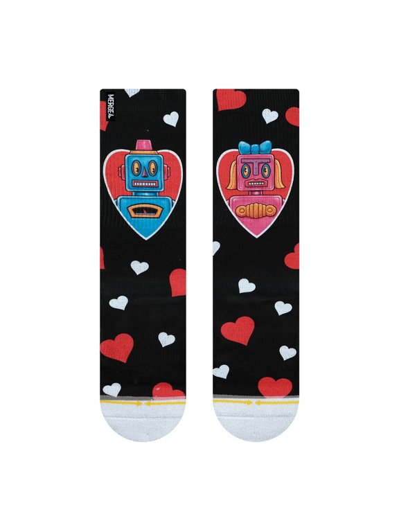 Dirk Hays Computer Love Crew Socks