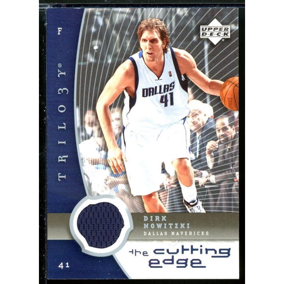 Dirk Nowitzki Card 2005-06 Upper Deck Trilogy The Cutting Edge #DN