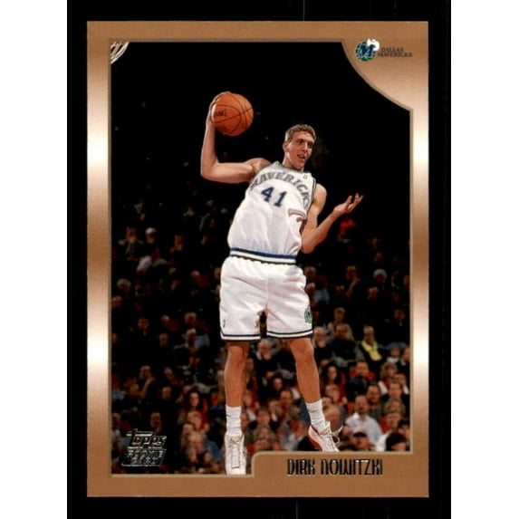 Dirk Nowitzki Rookie Card 1998-99 Topps #154