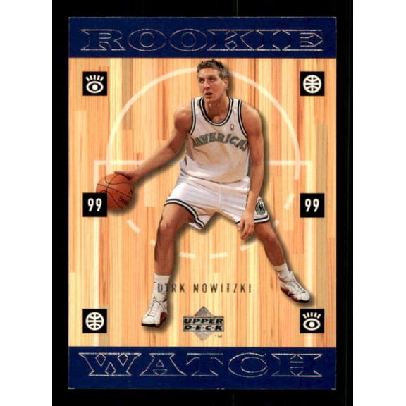 Dirk Nowitzki Rookie Card 1998-99 Upper Deck #320