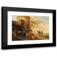 thumbnail image 1 of Dirk Stoop 18x14 Black Modern Framed Museum Art Print Titled - The Departure for the Hunt, 1 of 5