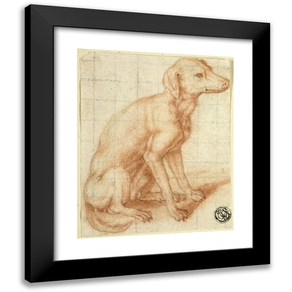 Dirk Valkenburg 20x24 Black Modern Framed Museum Art Print Titled - Retriever