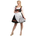 thumbnail image 1 of Dirndl Trachten Haus 3 Piece Short Black German Oktoberfest Dirndl Dress 4, 1 of 13