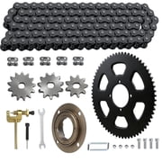Dirt Bike 35 Chain Sprocket 65 Tooth 54mm Bore with 108 Links Drive Chain Upgrade Kit Compatible with Razor MX650 MX500 SX500 RSF650 Electric Dirt Bike Dirt Rocket Mcgrath Motocross Motorcycle Parts