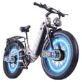 thumbnail image 1 of Dirt Bike for Adults 5000W Dual Motor 40MPH 210Nm Torque 52V 35Ah 100 Miles 26" Fat Tire Off Road E Mountain Bike Full Suspension Dual Hydraulic Brakes UL2849 Motorized Dirt Low-Step, 1 of 9